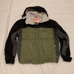 Burton Boys Kids hooded ski snow jacket waterproof insulated snowboarding Sz M